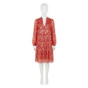 marquette crochet shift dress MARQUETTE CROCHET SHIFT DRESS, PASSION FRUIT PINK SOIREE CROCHET PANEL